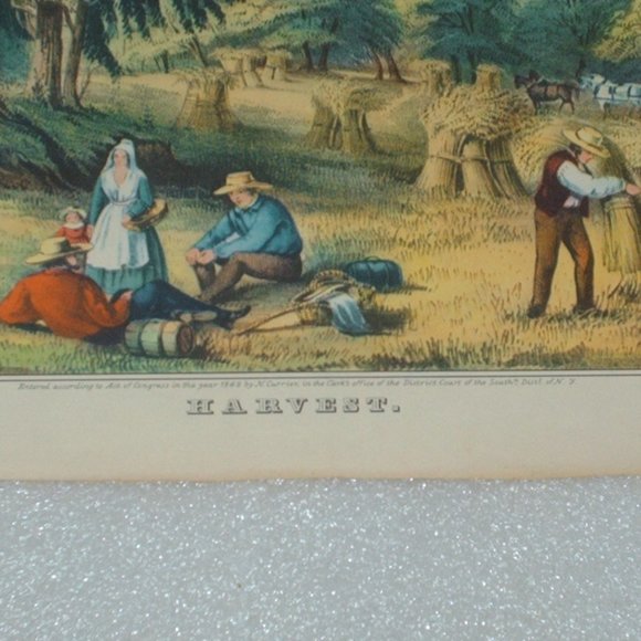 Vintage 1950 advertising calendar print - Picture 3 of 11